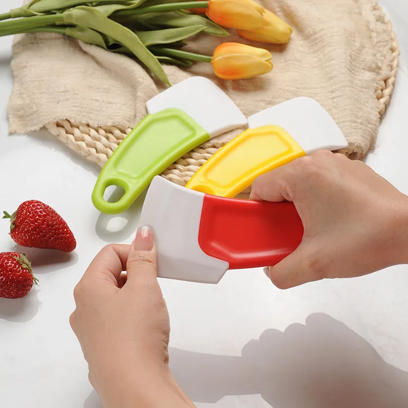 

1 шт. домашний мини Силиконовый Многофункциональный высокотемпературный антипригарный крем для сливочного масла шпатель для очистки скреб...