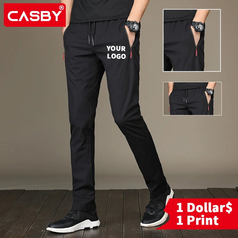 2022 Модные мужские повседневные брюки с логотипом под заказ Джоггеры для фитнеса