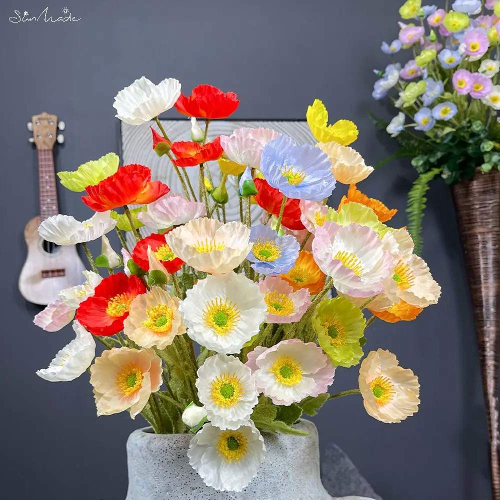 

SunMade, Ins, красивые шелковые искусственные цветы, украшение для дома и свадьбы, комнатное украшение, аксессуары цветочной композиции, искусст...