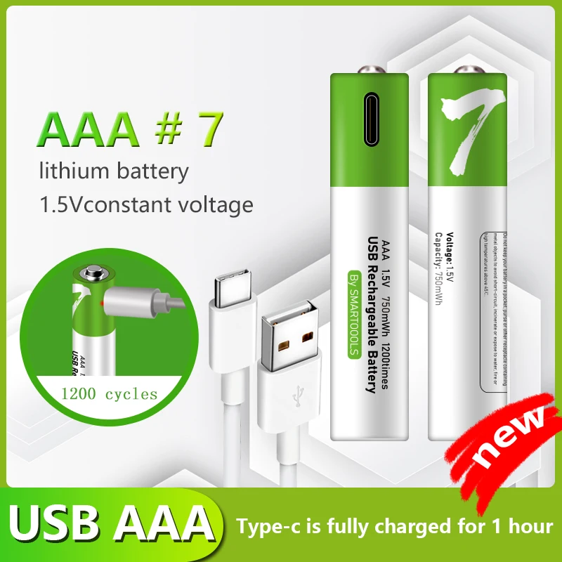 

AAA battery 1.5V rechargeable AAA battery 750mAh suitable for LED light toy MP3 long life аккумулятор ааа pilha recarregavel aaa