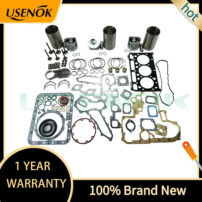 

Engine Overhaul Rebuild Kit With Piston 1G790-21110 And Ring 1G790-21050 FOR CATERPILLAR Parts C1.7-DI