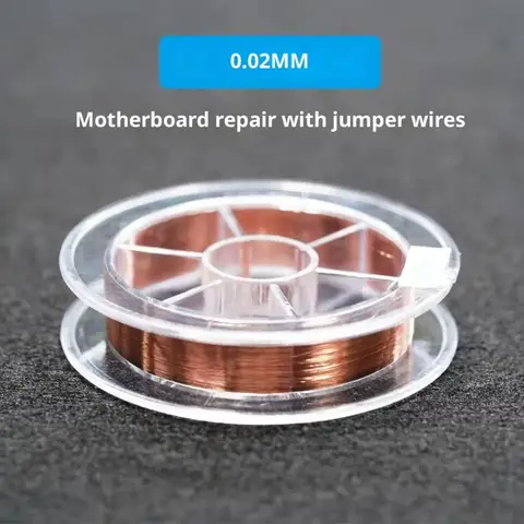Медный провод для ремонта процессора 0,009/0,02 мм