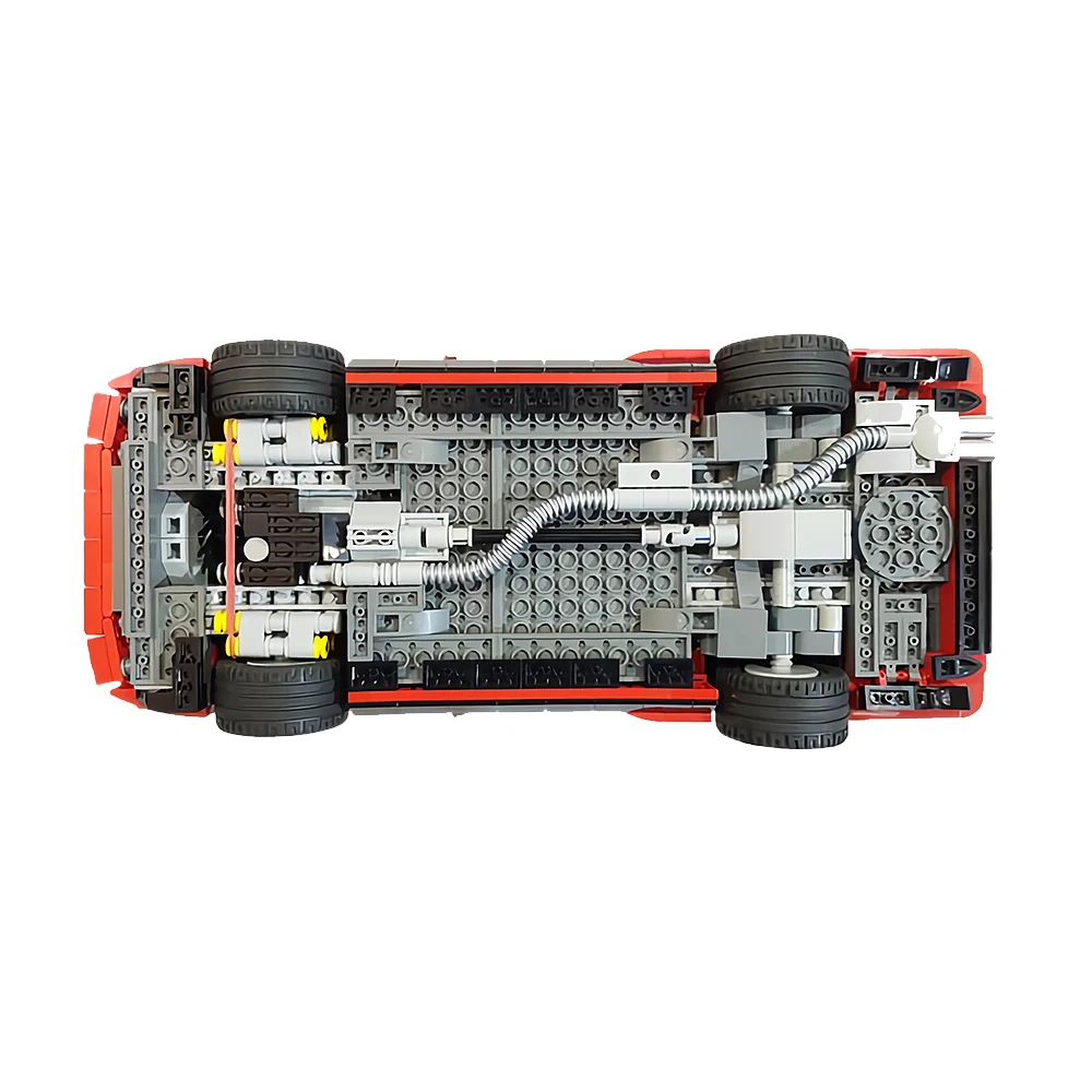 Gobrick MOC красный спортивный автомобиль M3 строительный блок модель города ралли с