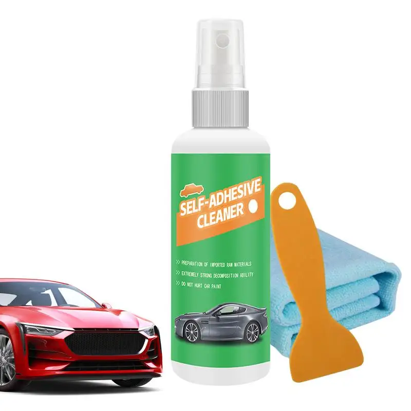 Decals Remover With Scraper Sticky Residual Remover With Scraper Sticky Stains Remover With Scraper All Purpose Cleaner For Car