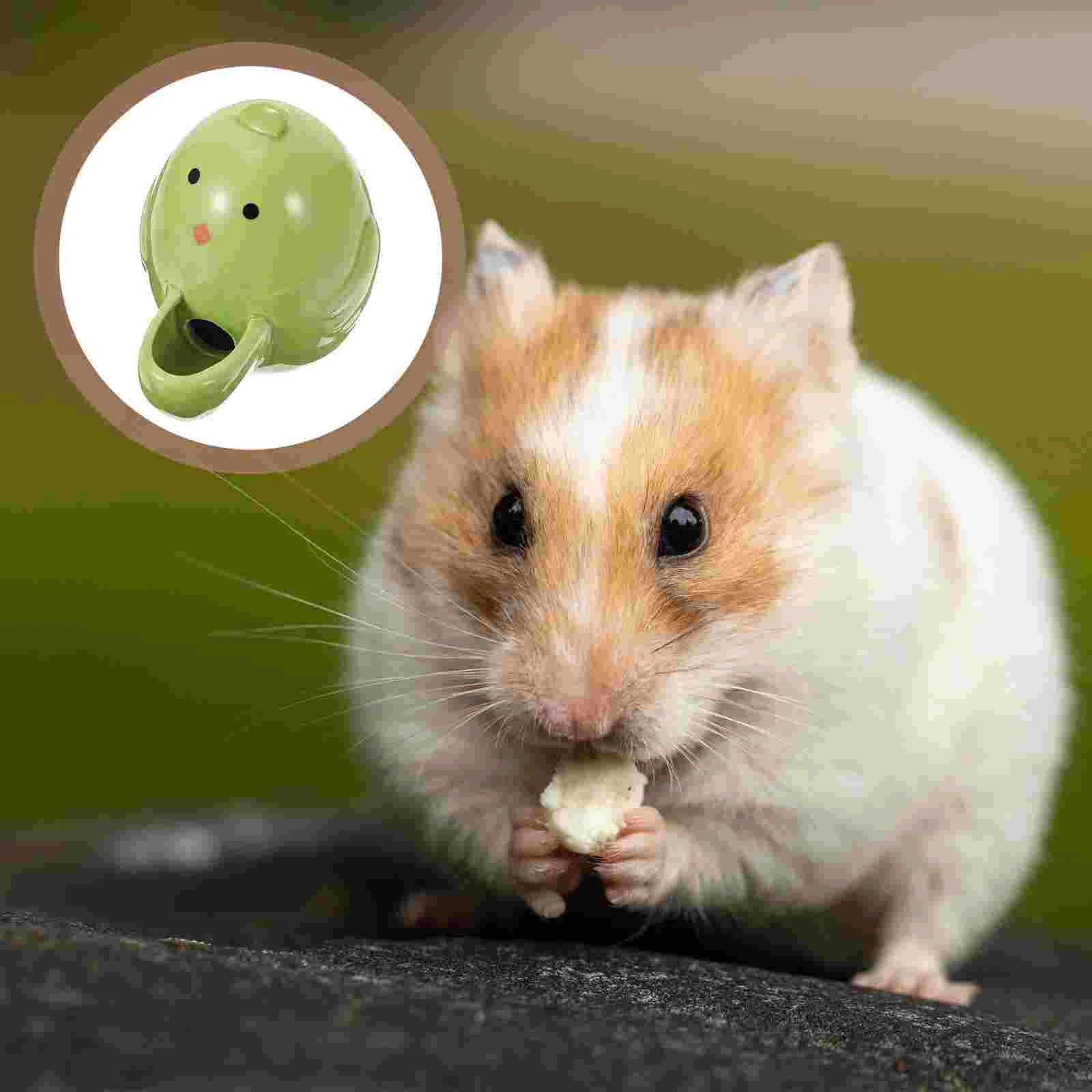 

Hamster Feeder Auto Feeder Bunny Water Dispenser Small Animals Hamster Drinking Bowl Ceramics Bird Shaped Feeder