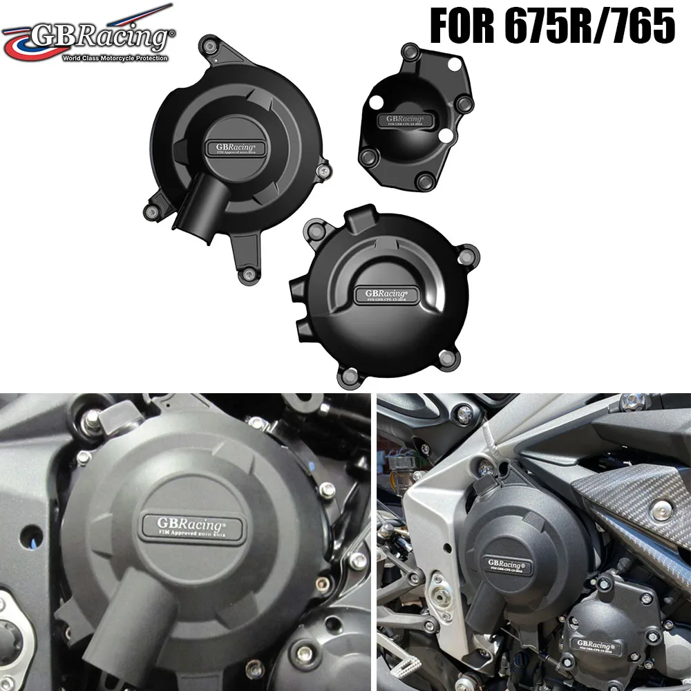 

Motorcycles Engine Cover Protection Case for GB Racing for Triumph Daytona 675R 2013-2016 STREET TRIPLE 765 (S,R&RS) 2017-2021