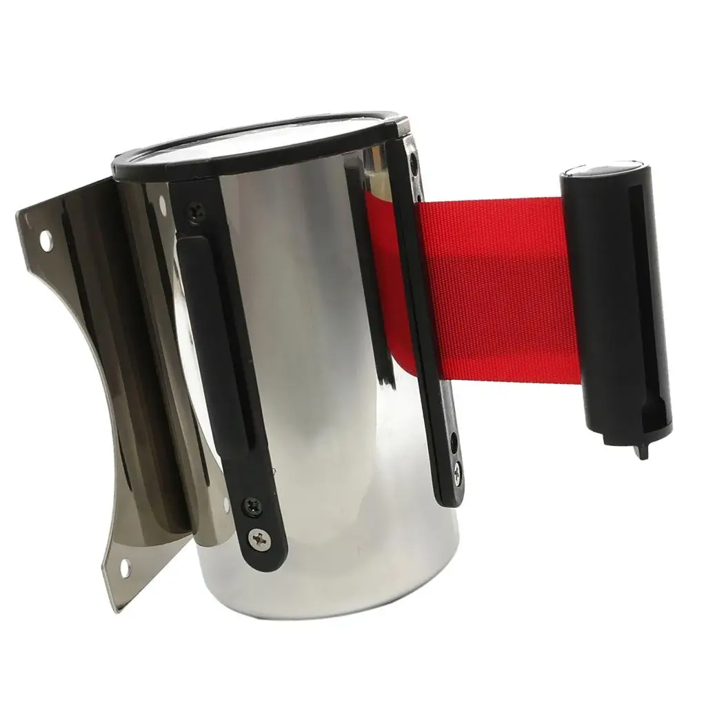 

Барьерная стойка для очереди, настенное крепление, выдвижная лента, ремень 2 м/3 м/5 м