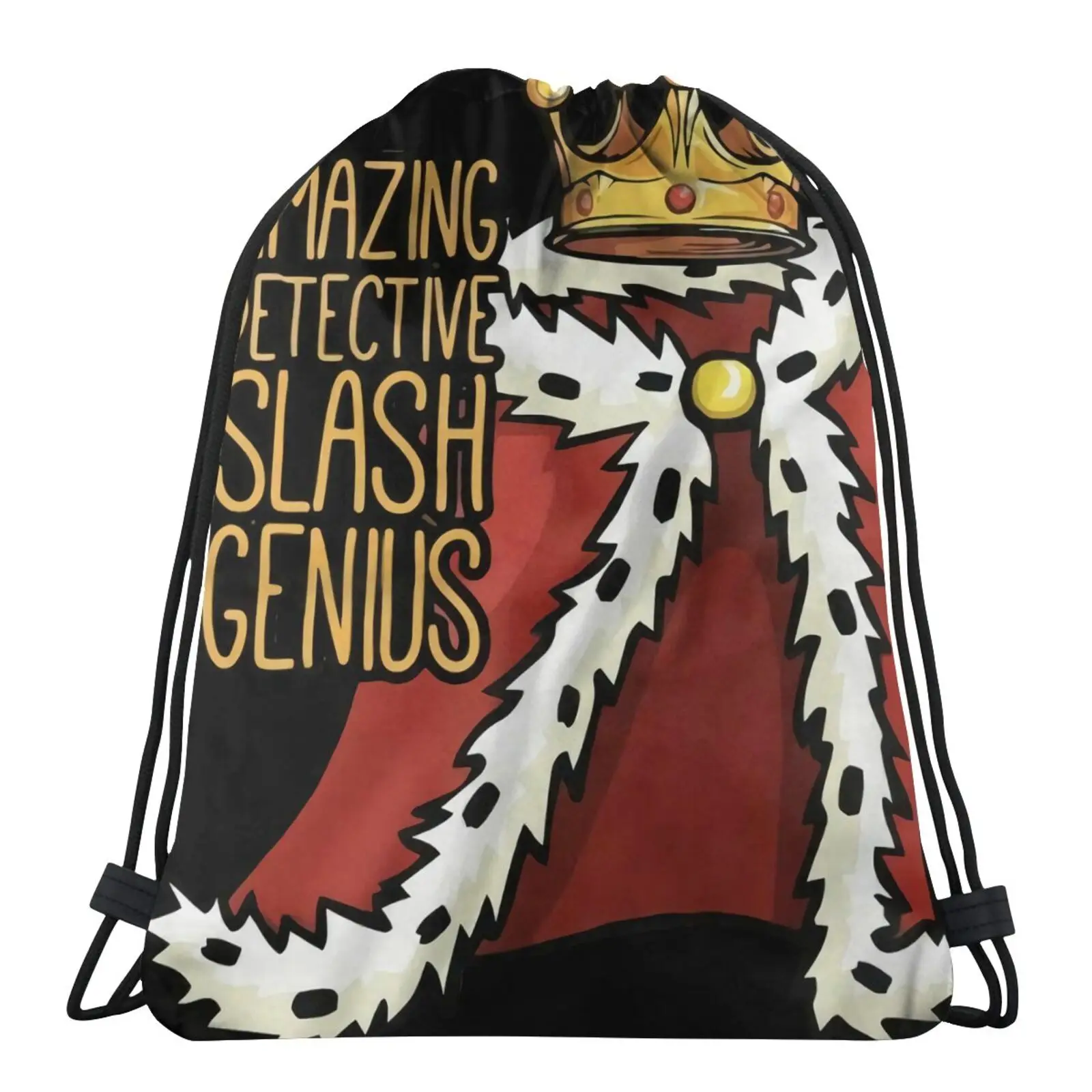 

Amazing Detective Slash Genius Brooklyn Bag Backpack Storage Bag Handbags Mirror Pocket String Bags Shoe Bag Canvas Bags Pouch