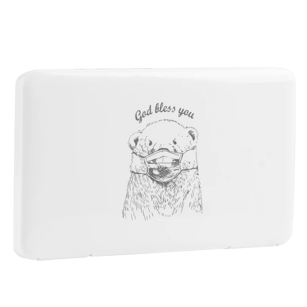 

2Pcs Portable Dust Proof disposable Mouth-Muffle Box Storage Case Container for Trip Travel