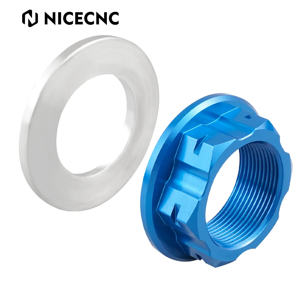 

NiceCNC For YAMAHA YZ85 2002-2022 YZ 65 85LW XT250 XT225 SEROW TTR 50E 110E 125 125E 125L 125LE Motorcycle Spindle Nut Kit Blue