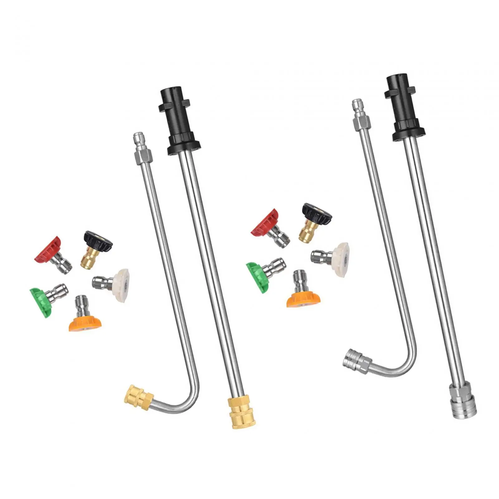 

Heavy Duty Pressure Washer Extension Rod 1/4 Inch Quick Connect Portable
