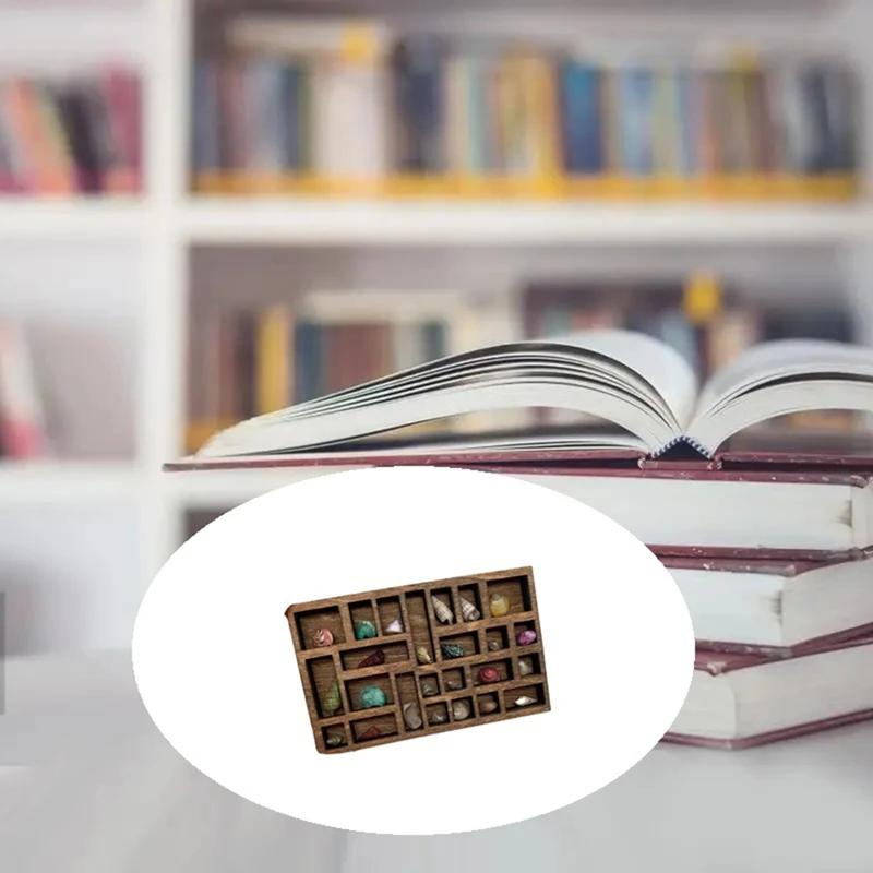 Миниатюрная полка для безделушек 1:12 хрустальная Кукольный домик Миниатюрный