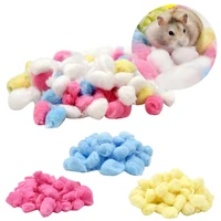 100Pcs Bag Colorful Winter Keep Warm Cotton Ball Cute Cage House Filler Supply Hamster Rat Mouse Small Animals Supplies