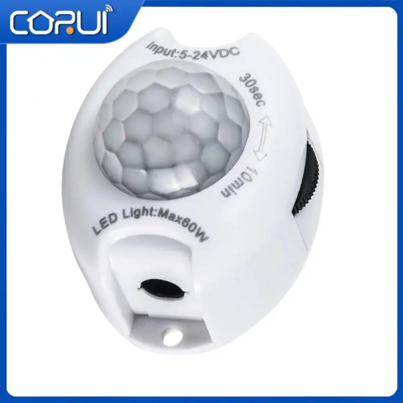 

CORUI PIR Motion Sensor Human Body Motion Sensor Movement Detector Activated Timer Automatic Sensor LED Strip Light Module Tape