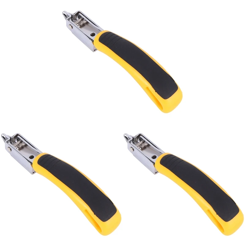 3X Multi Tool Nail Staple Gun Furniture Stapler For Wood Door Upholstery Framing Rivet Gun Kit Nailers Removing Tool