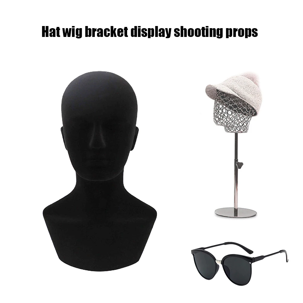Профессиональный манекен мужская модель головы шляпа парик очки стенд для