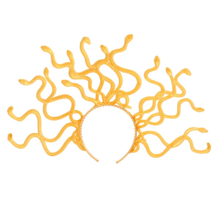 Костюм для косплея на Хэллоуин греческая мифология змея головные уборы реквизит