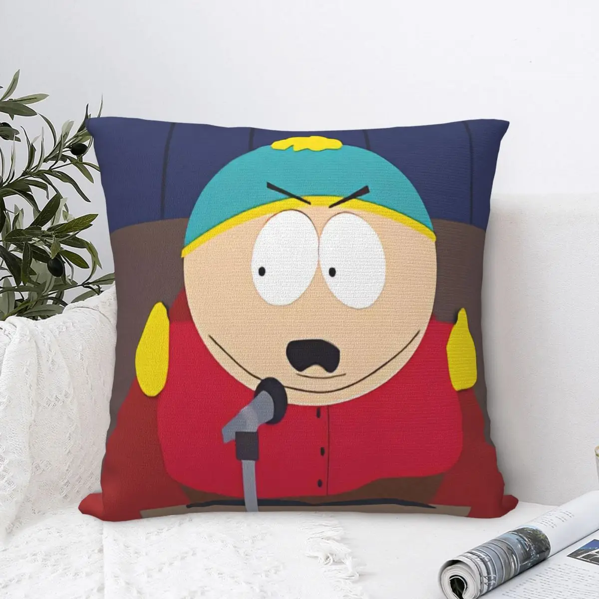 

Eric Cartman Design Pillow Case Living Room Sofa Cushion Cover Room Decorative Pillow Cases Pillow Cover