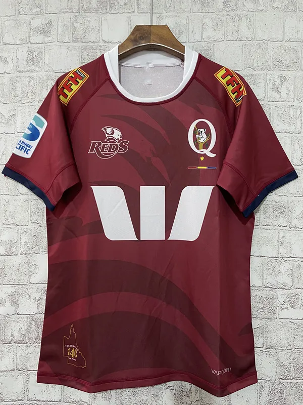 

2023 Queensland Reds Home Rugby Jersey Shirt size S-M-L-XL-XXL-3XL-4XL-5XL