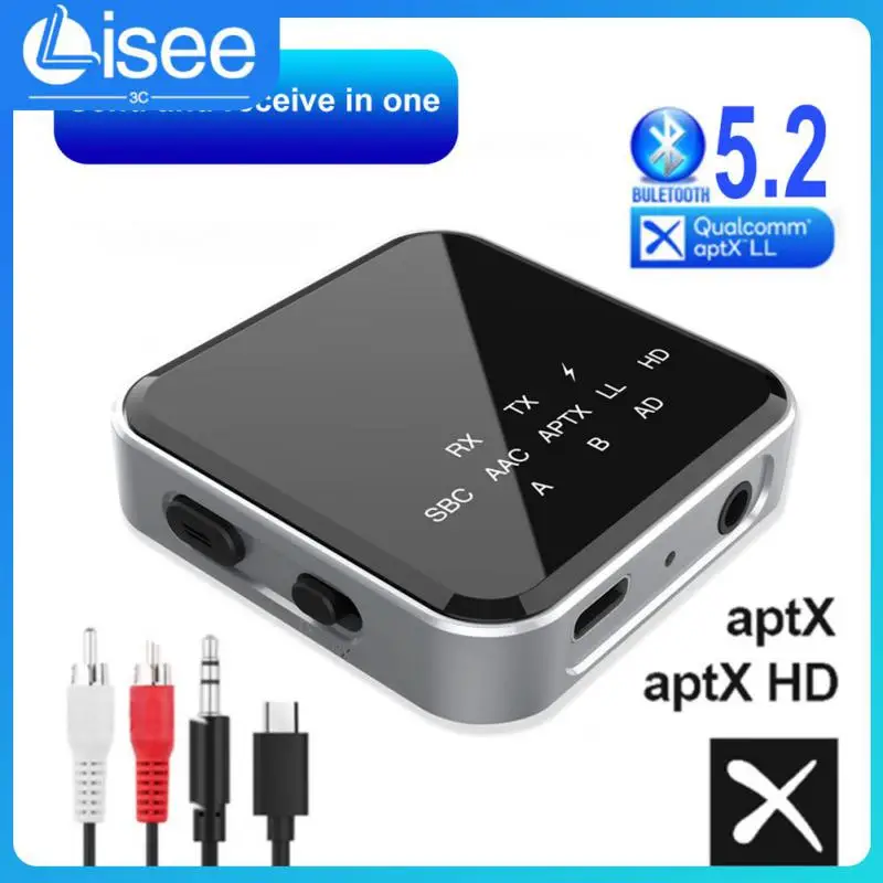 

Hd Low Latency 5.2 Wireless Adapter Stereo Music Dongle Adapter Low Latency For Tv Car Audio Receiver Aptx-ll/hd Hifi