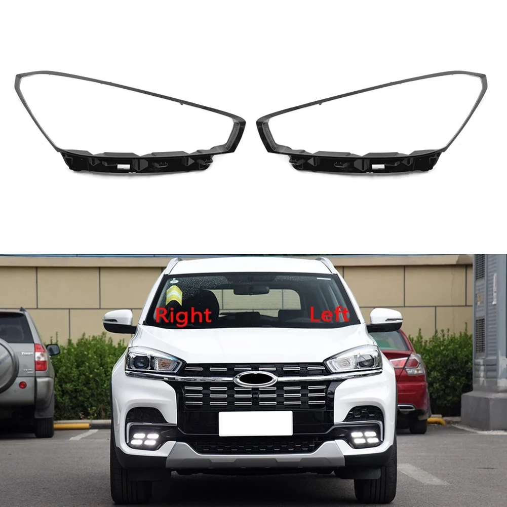 

Car Right Headlight Shell Lamp Shade Transparent Lens Cover Headlight Cover for Chery Tiggo 8 2018 2019 2020