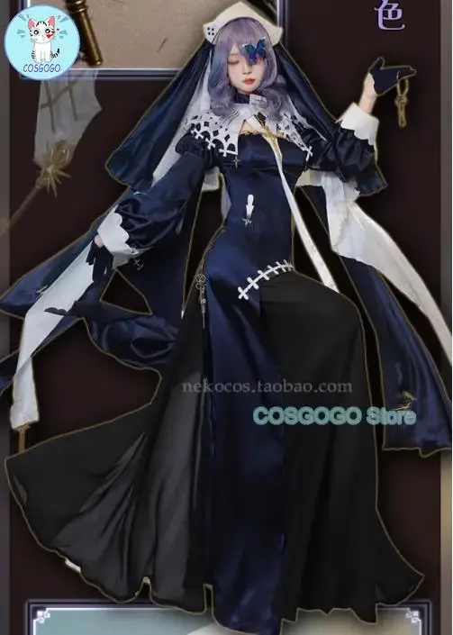 COSGOGO Game Arknights Whisperain Косплей Костюм Хэллоуин наряды женское черное платье