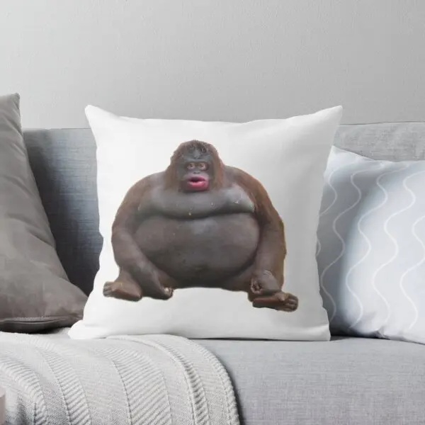 

Le Monke Uh Oh Stinky Printing Throw Pillow Cover Bed Fashion Hotel Office Decorative Waist Bedroom Soft Pillows not include