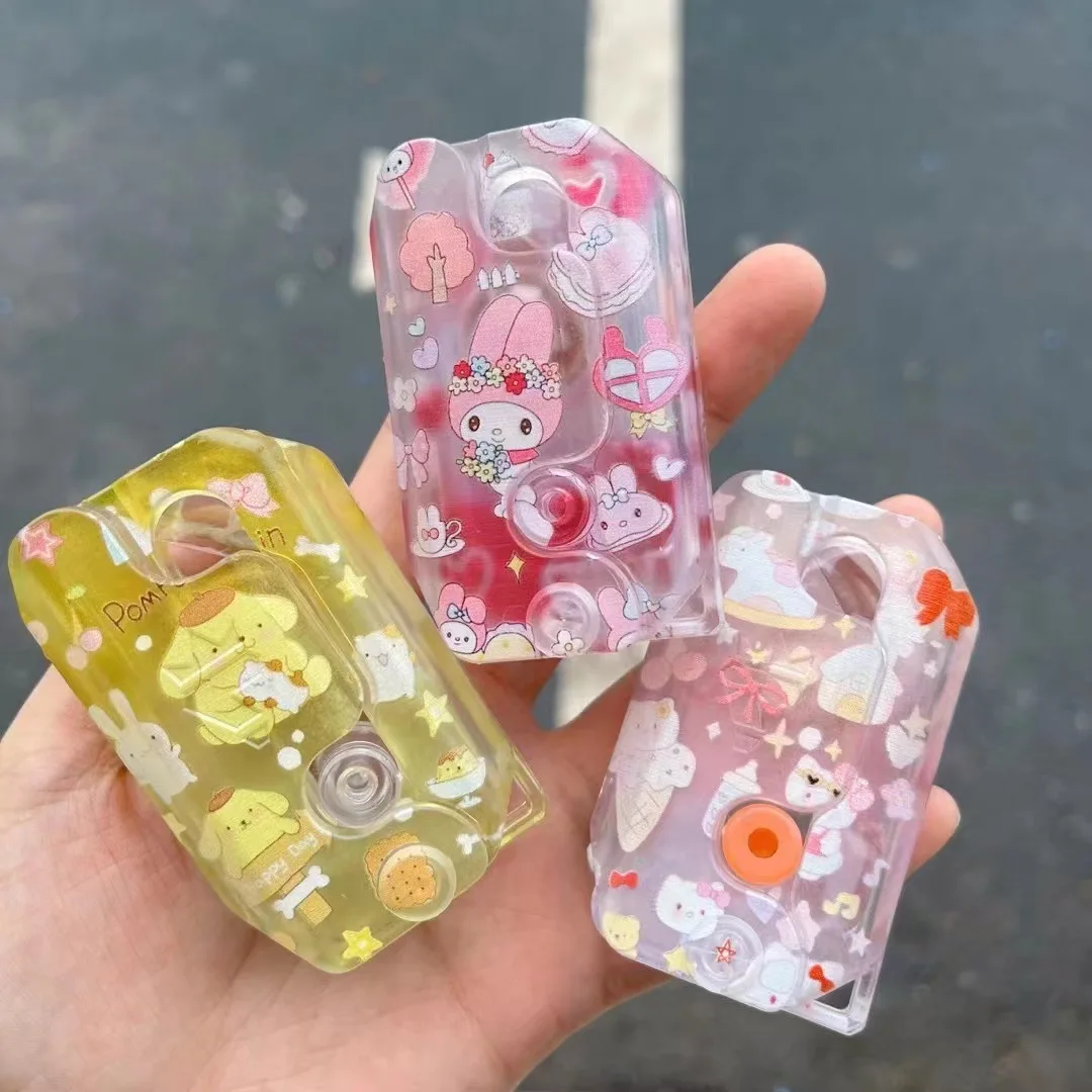 

New Sanrio HelloKitty Decompression Toy Kuromi 3D Printing Radish Knife Model Pendant Butterfly Knife Entertainment Puzzle Gifts