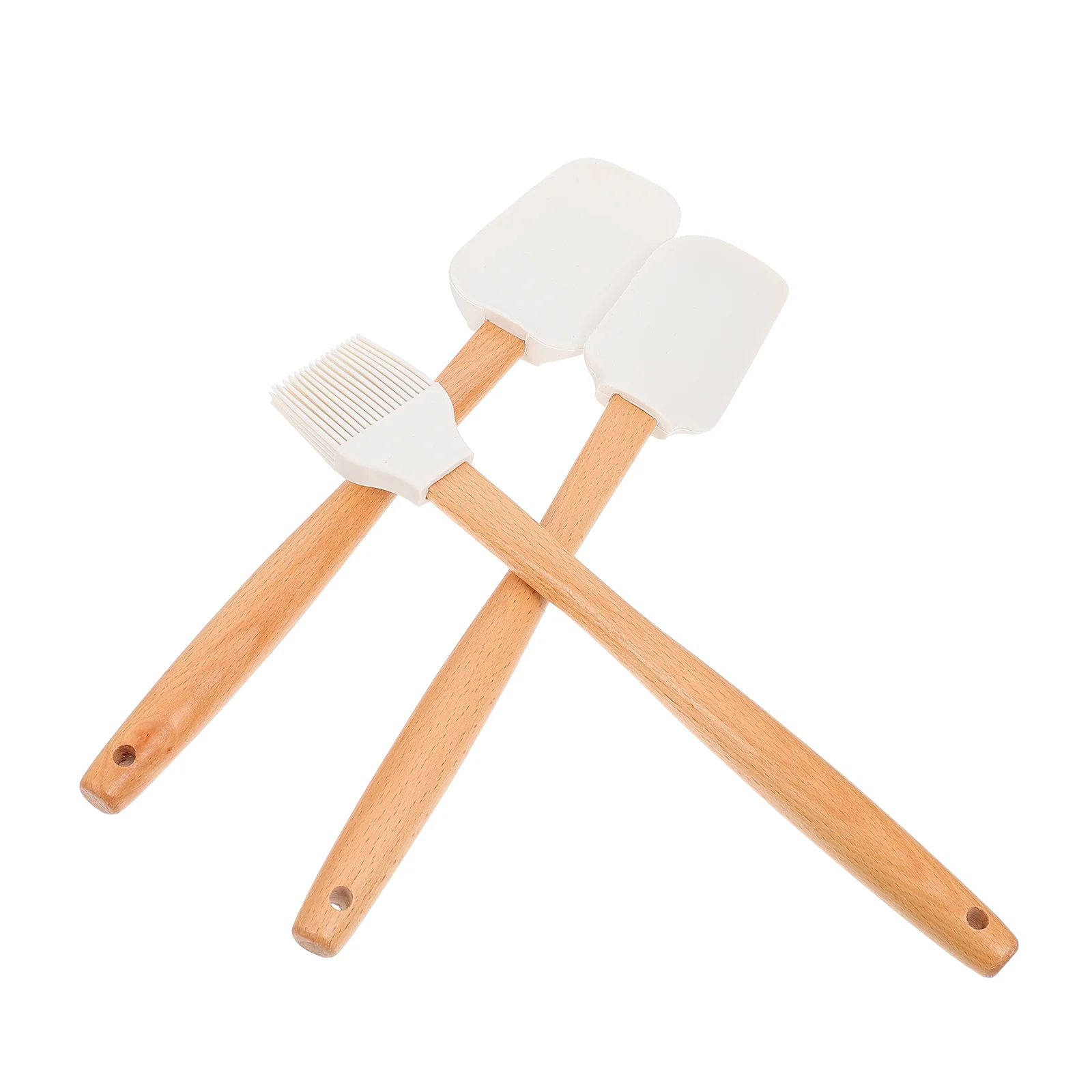 

Spatula Silicone Brush Spatulas Baking Pastry Kitchen Scraper Cooking Basting Scrapers Utensil Cake Butter Stick Non Grill Spoon