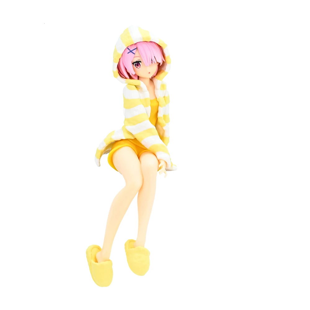 

Pre-Sale Re:life In A Different World From Zero Ram Yellow Pajamas Action Figure Model Toy Desktop Ornaments Anime Figures Model