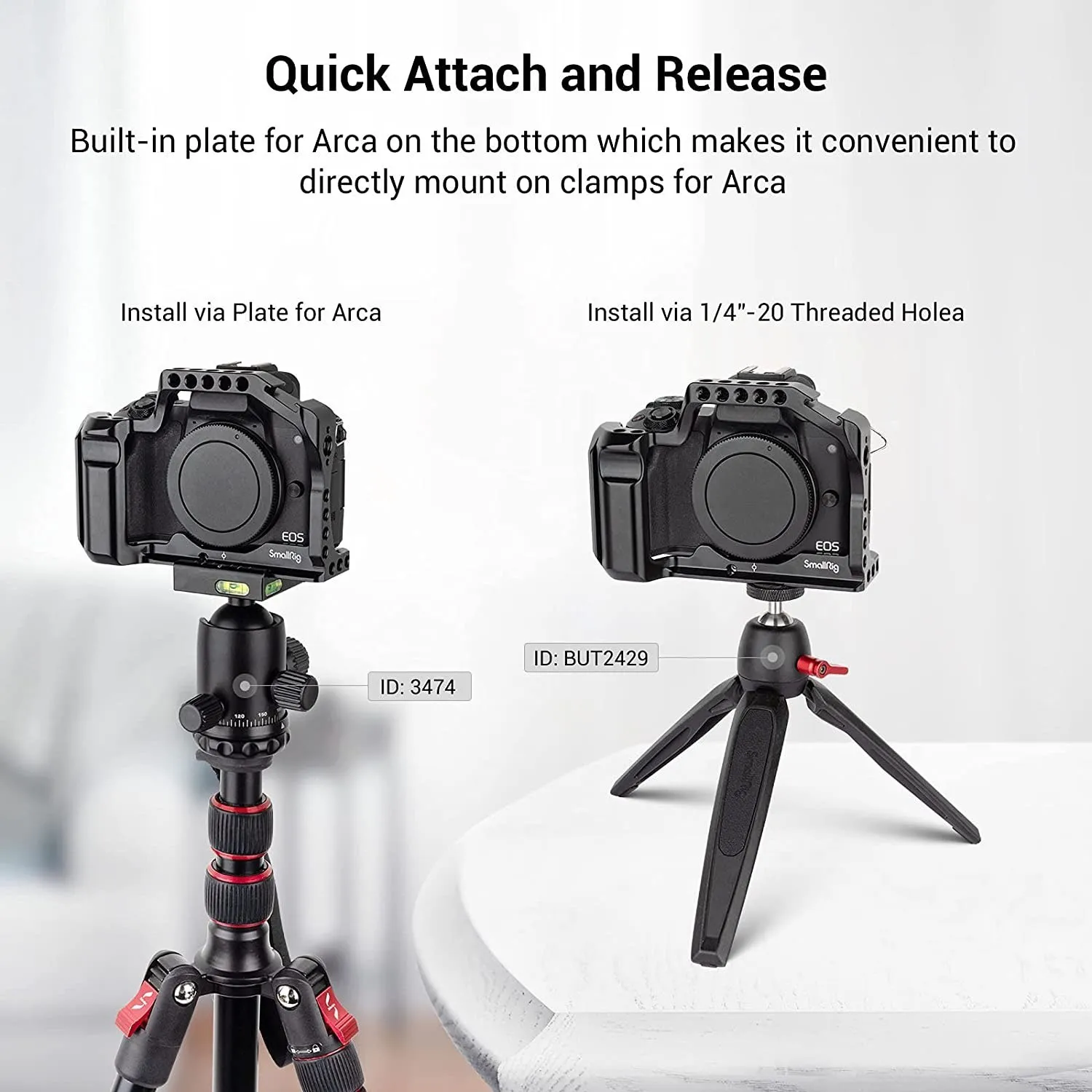 SmallRig M50 для Canon EOS M50/для M5 видеозаписи Vlog с креплением НАТО крепление холодного