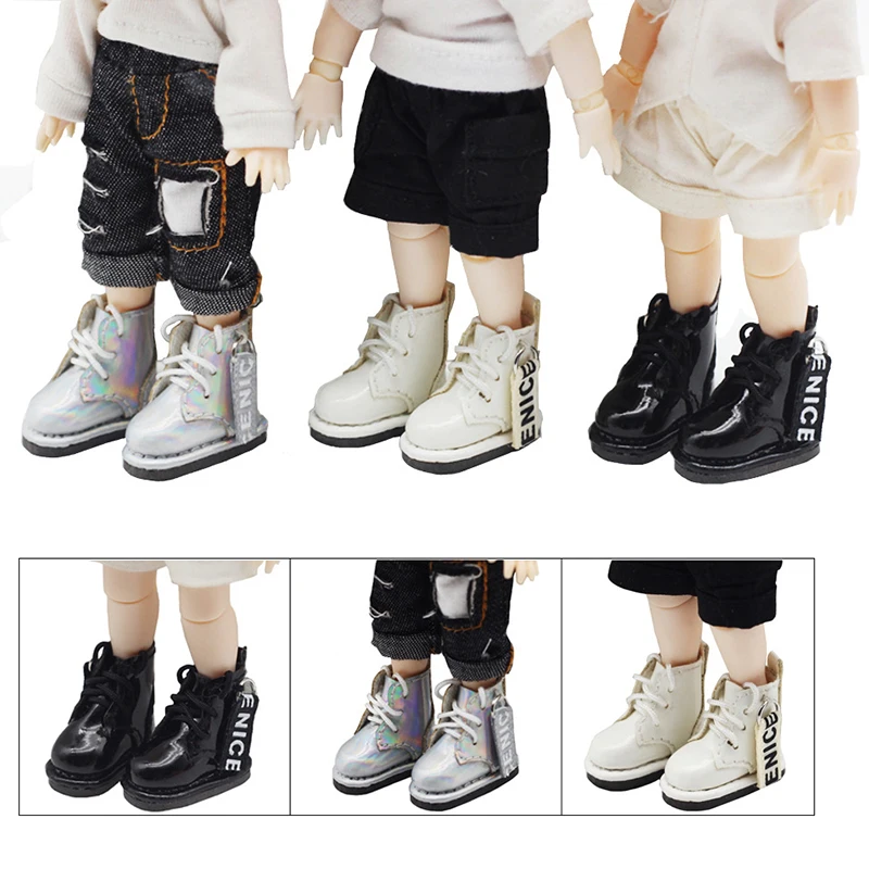 

1 пара Ob11 DOD 1/12 Bjd модные ботинки для кукол ботинки для бодибилдинга 9, ГСК, YMY,obitsu 11, кожаные ботинки для куклы Молли