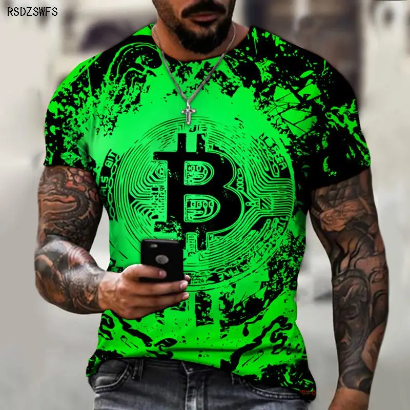 

Summer Men's Oversized T-shirt 3D Clothes Retro Short-sleeved Fashion B Letter Clothing Men's Jersey Sports O-neck T-shirt