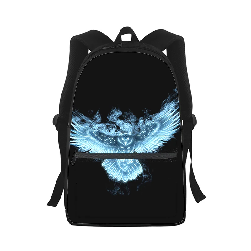animal owls Men Women Backpack 3D Print Fashion Student School Bag Laptop Backpack Kids Travel Shoulder Bag