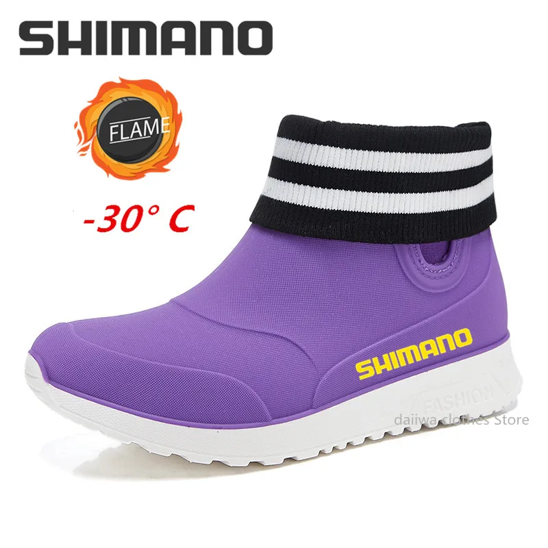 

Мужские зимние уличные Нескользящие походные ботинки Shimano 2022, ботинки Shaxi, садовая рабочая обувь, прочная водонепроницаемая бархатная обувь...