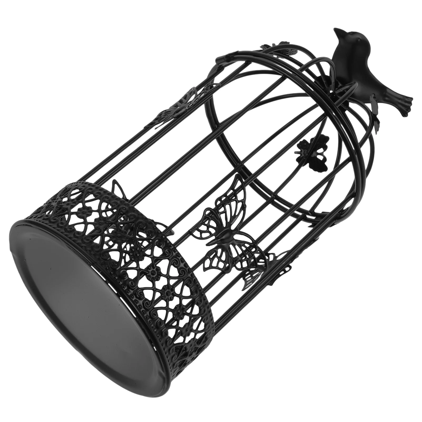 Большой европейский стиль клетка-бабочка домашний декор винтажный фонарь