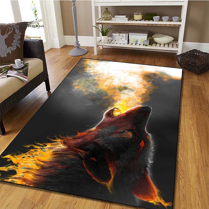 Коврик с волком коврик тигром Львом коврики животными для гостиной чайного