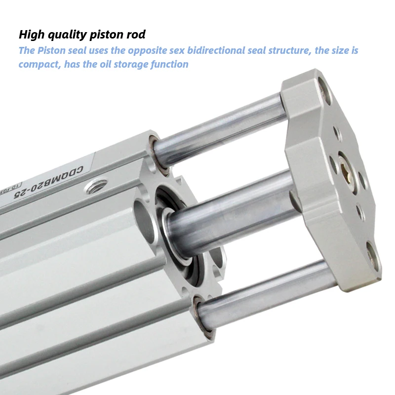 Воздушный цилиндр типа SMC CQMB/CDQMB диаметр цилиндра 63 мм тип направляющей штока