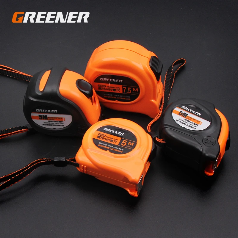 

Переносная измерительная рулетка GREENE 3 м 5 м Бытовая ABS измерительная линейка из нержавеющей стали утолщенные металлические инструменты для...