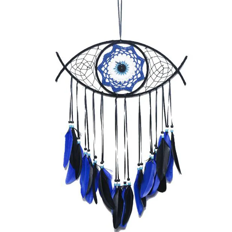 

Креативные дьявольские глазки, ветряные колокольчики, домашняя комната, настенные украшения, украшение кулон в виде Ловца снов
