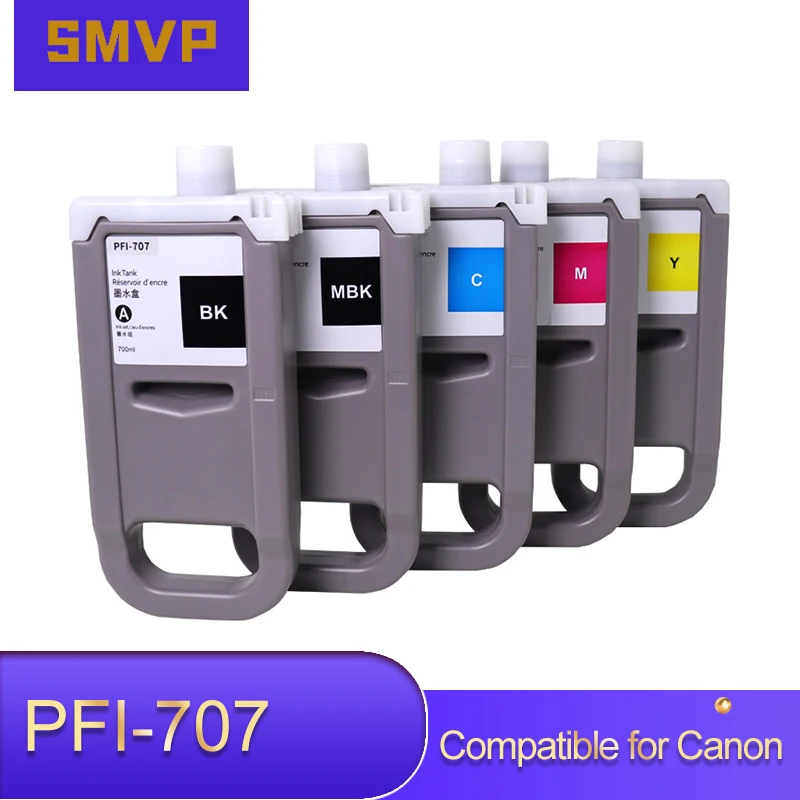Цветной картридж smvp PFI-707 для принтеров Canon IPF830 IPF 840 850