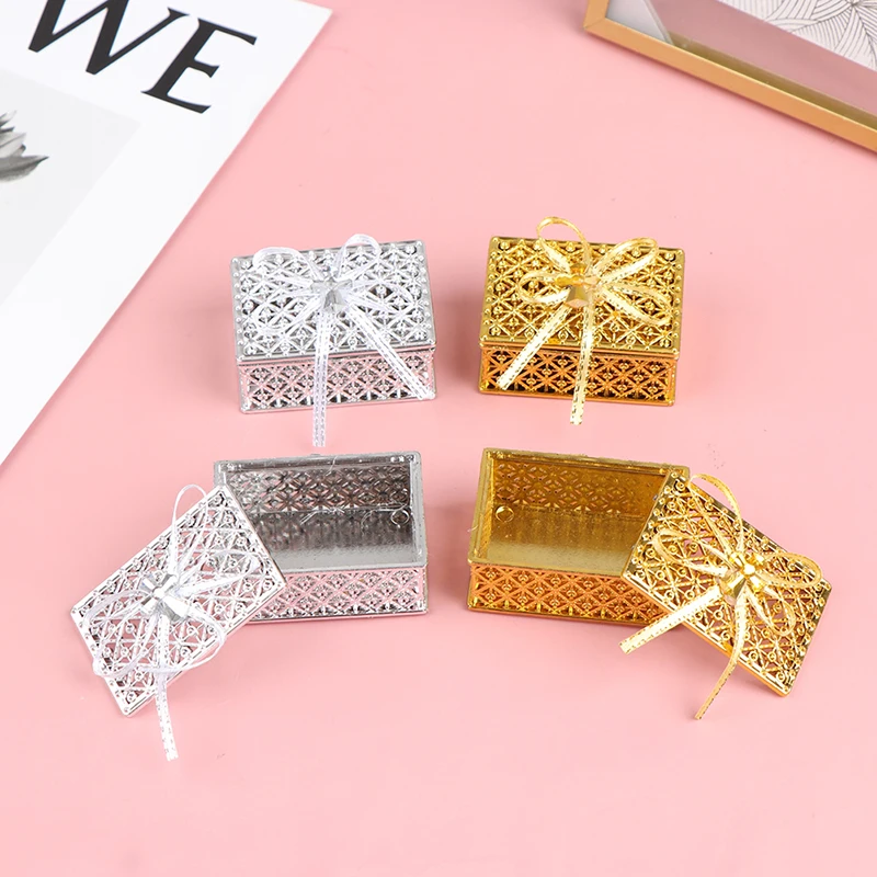 

New Jewelry ring Rosary Necklace Gift Box Bow Cross Plastic Packaging Box Jewelry Organizer Box