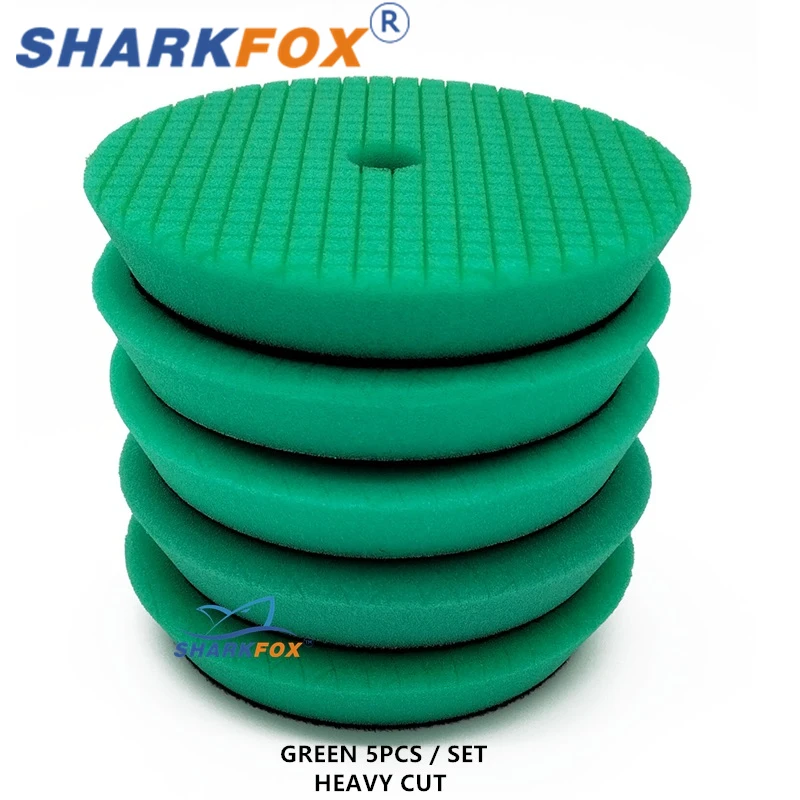 Sharkfox 5 (125 мм)/6 дюймов (150 мм) Полировальная подушечка Детализация Полировальный круг Полировальный глянцевый диск Полировальный диск Глянцевый диск
