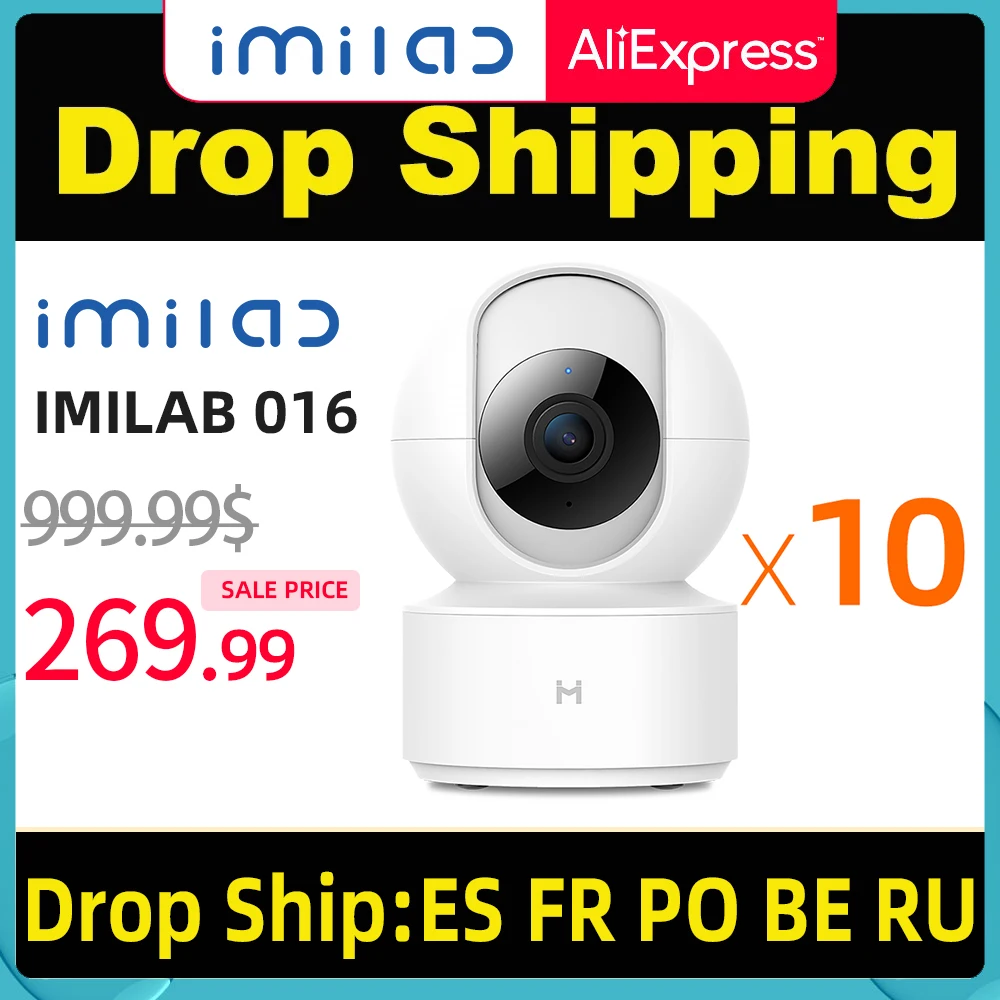 

IP-камера IMILAB 016 для домашней системы безопасности Xiaomi, Wi-Fi, 1080P, 360 °