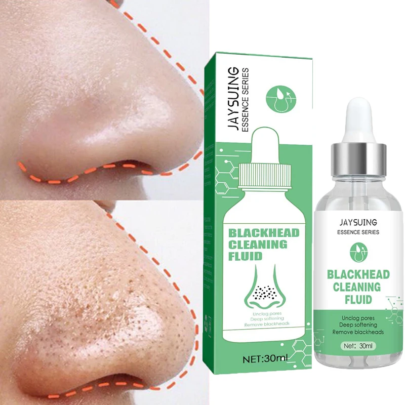 Face Blackheads Remover Against Black Dots Nose Pore Deep Cleansing Facial Skin Care Shrink Pores Serum Acne Treatment Products