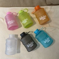 600ml water bottles girls free shipping fruit tea cup bucket cup students children couples parents children plastic water bottle