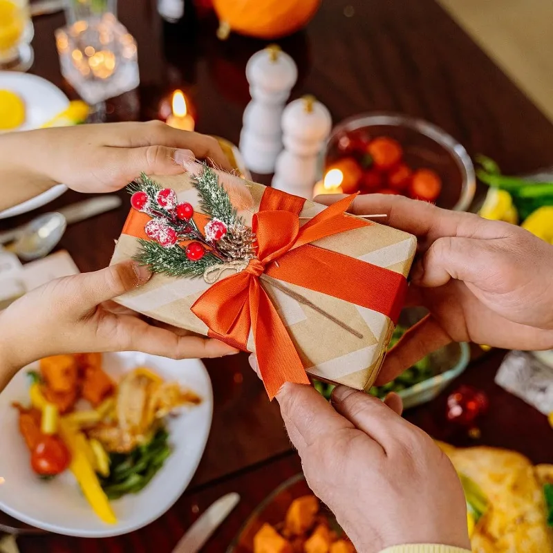 Рождественский букет сосновой шишки украшение из красных ягод имитация растения