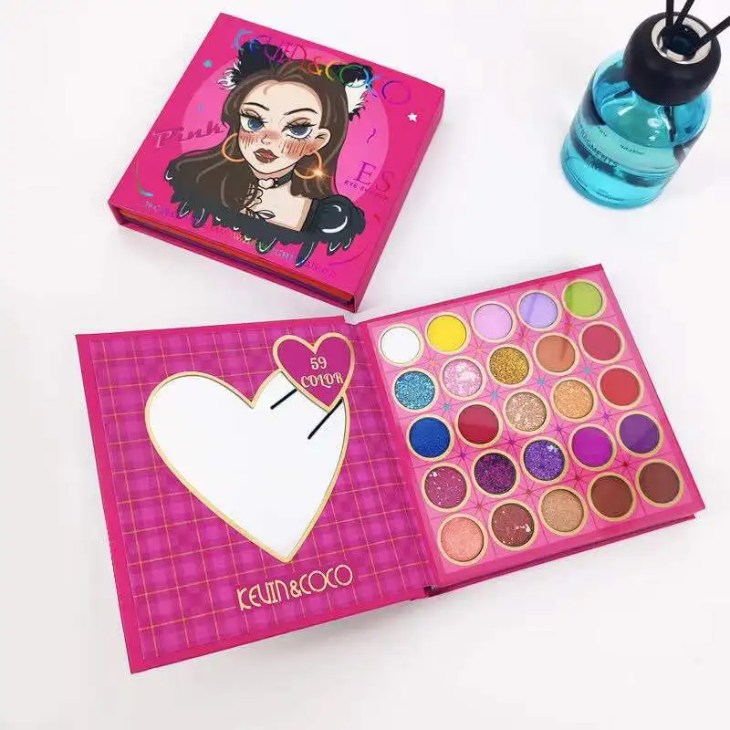 

57/59 Colors Eyeshadow Palette Glitter Shimmer Eye Shadow Powder Matte Glitter Eyeshadow Palette Cosmetic Makeup Kit