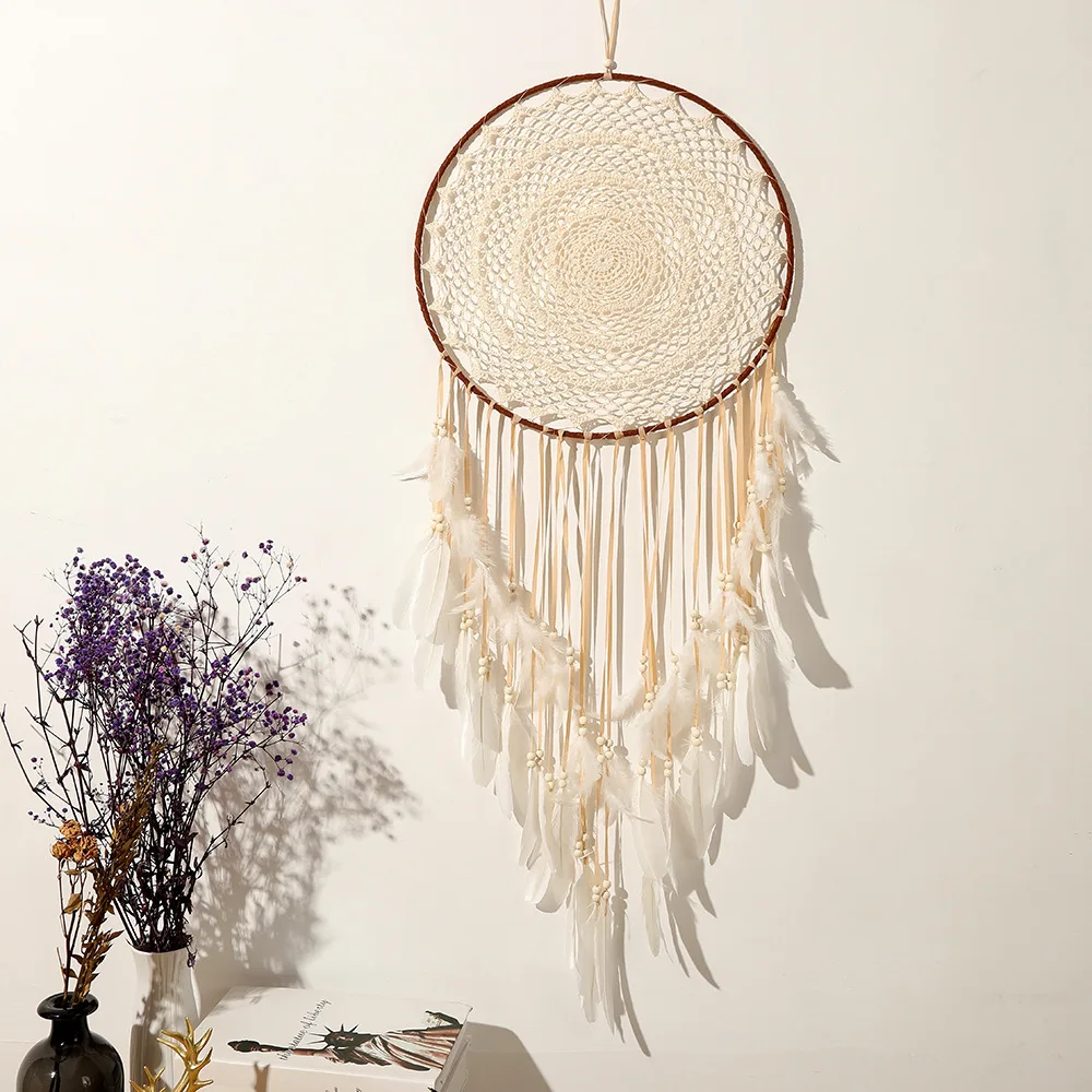 

Dreamcatcher Wall Hanging Feather Home Decoration Handmade Craft Wind Chimes