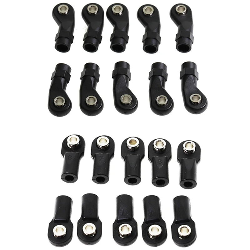 

20 шт., пластиковые шарики M4 со звеньями для 1/10 Axial Scx10 II 90046 Traxxas Trx4,B & D